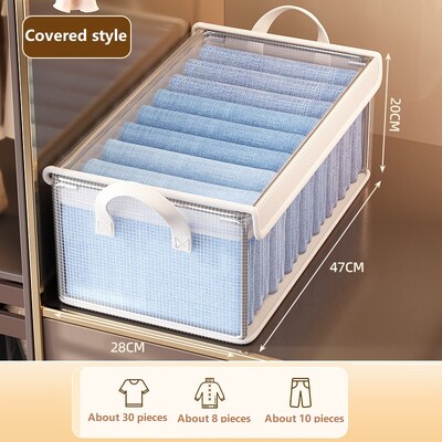 Organizator za odjeću Hlače Odjeća Traperice Kutija za odlaganje Ormar Ormar Organizacija Donje rublje Grudnjak Čarape Pretinac Kutija Ormarić