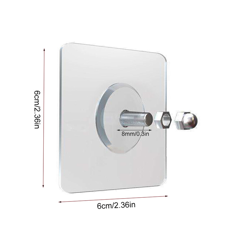 10 KOM. Naljepnica s vijcima bez tragova Samoljepljive naljepnice s vijcima bez bušenja Zidna naljepnica Kukica za slike Držač za čavle Vješalica za vrata