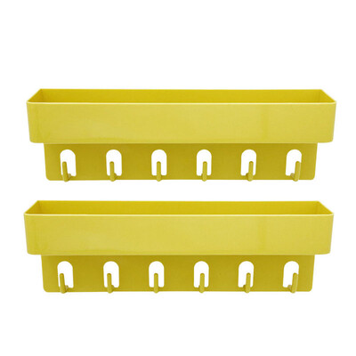 Multifunktsionaalne vannitoa hoiuriiul kleepuvate konksudega puurimise vältimiseks