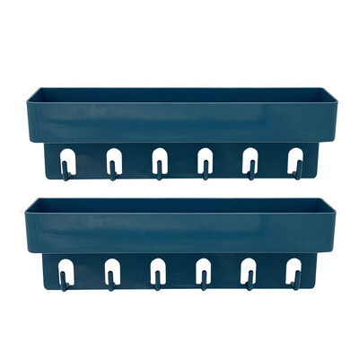 Multifunktsionaalne vannitoa hoiuriiul kleepuvate konksudega puurimise vältimiseks