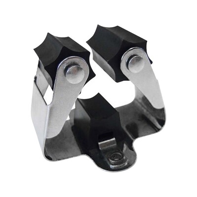 Umeraș pentru mătură de metal Suport pentru mop Cârlige rezistente Clip pentru mop Clip pentru suport de depozitare montat pe perete Clip organizator nu șuruburi Instrumente de baie