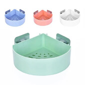 Sandėliavimo lentyna trikampė dušo lentyna Vonios sieninio kampo laikiklis