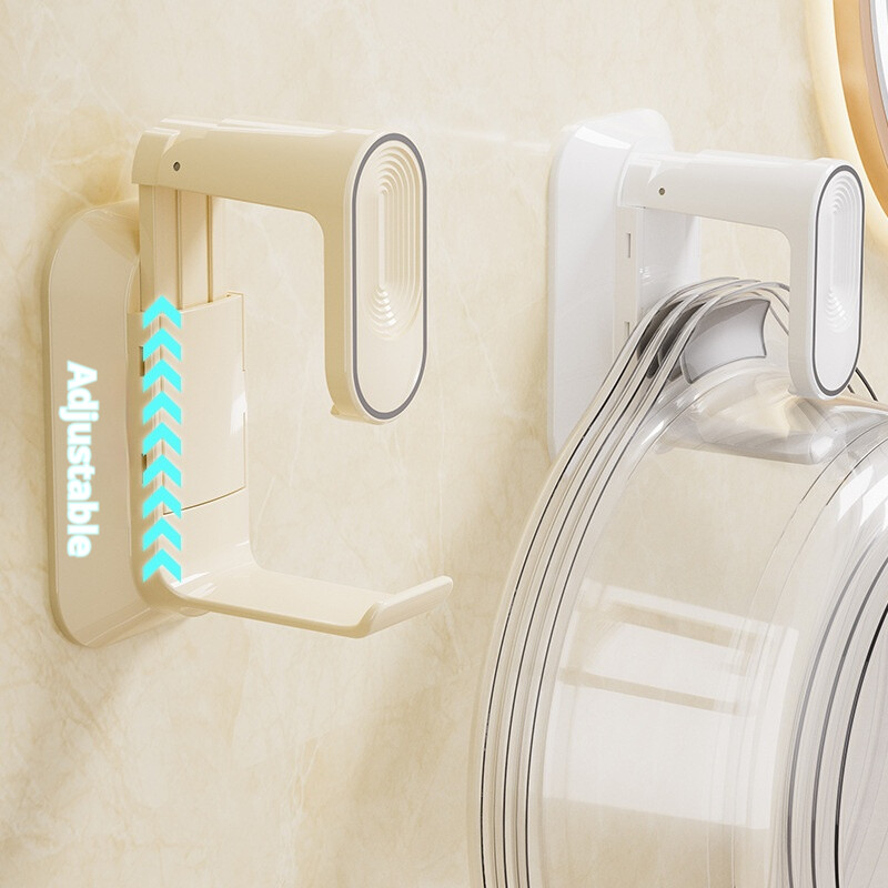 Neperforuotas praustuvas Kabliukas Vonios praustuvo pakabinamas įrankis Tualeto praustuvas Daugiafunkcis teleskopinis sieninis pakabinamas laikymo stovas