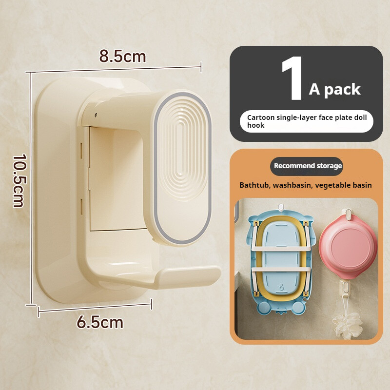 Neperforuotas praustuvas Kabliukas Vonios praustuvo pakabinamas įrankis Tualeto praustuvas Daugiafunkcis teleskopinis sieninis pakabinamas laikymo stovas