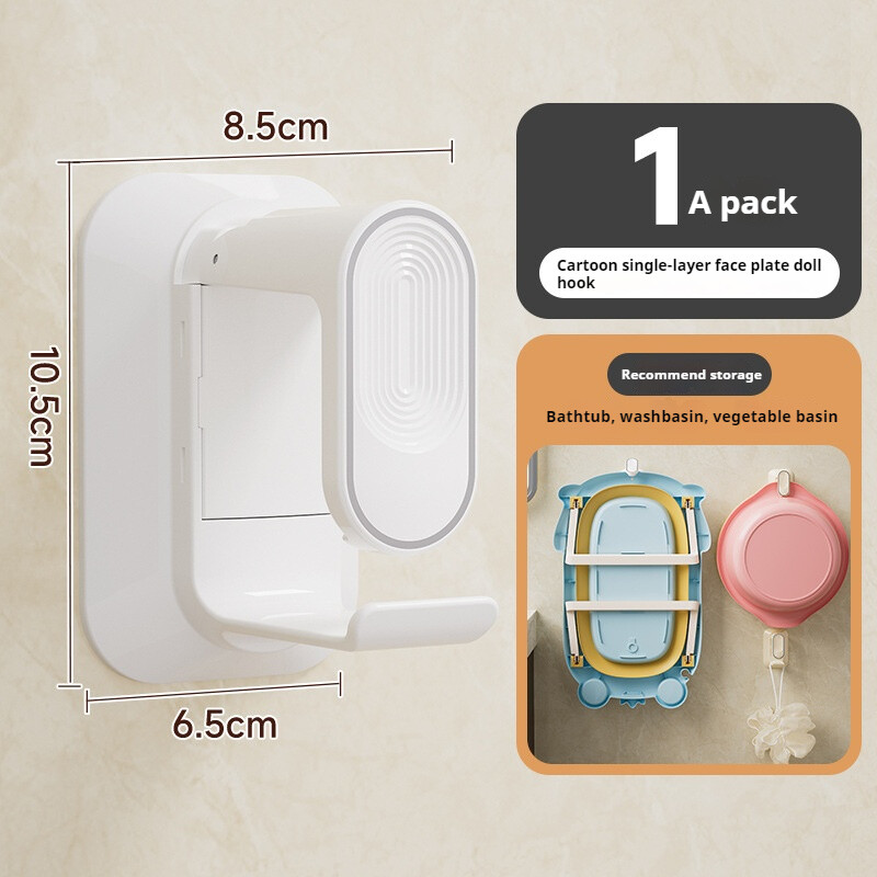 Neperforuotas praustuvas Kabliukas Vonios praustuvo pakabinamas įrankis Tualeto praustuvas Daugiafunkcis teleskopinis sieninis pakabinamas laikymo stovas