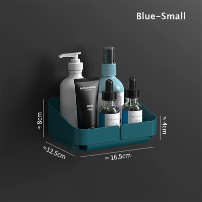 2024 Uus hoiuresti riiul seinavürtside organiseerija kosmeetika jaoks Vannituba ilma puurimiseta Köök Mugav dušitarvik