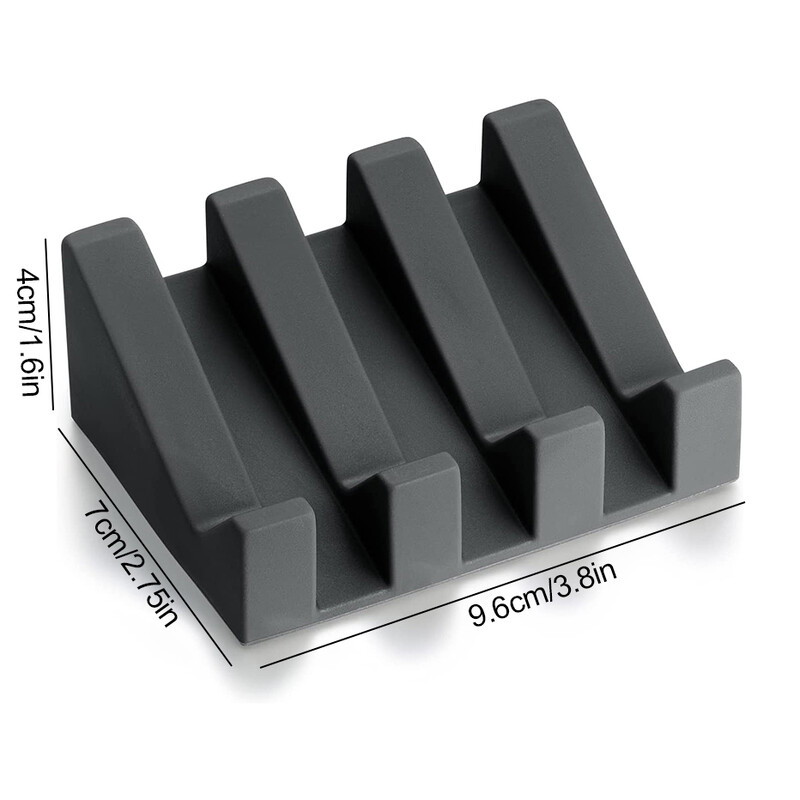 Suport pentru vase de săpun cu drenare automată Tavă de săpun din silicon în cascadă pentru baie, bucătărie, blat, suport pentru săpun cu sac de spumă