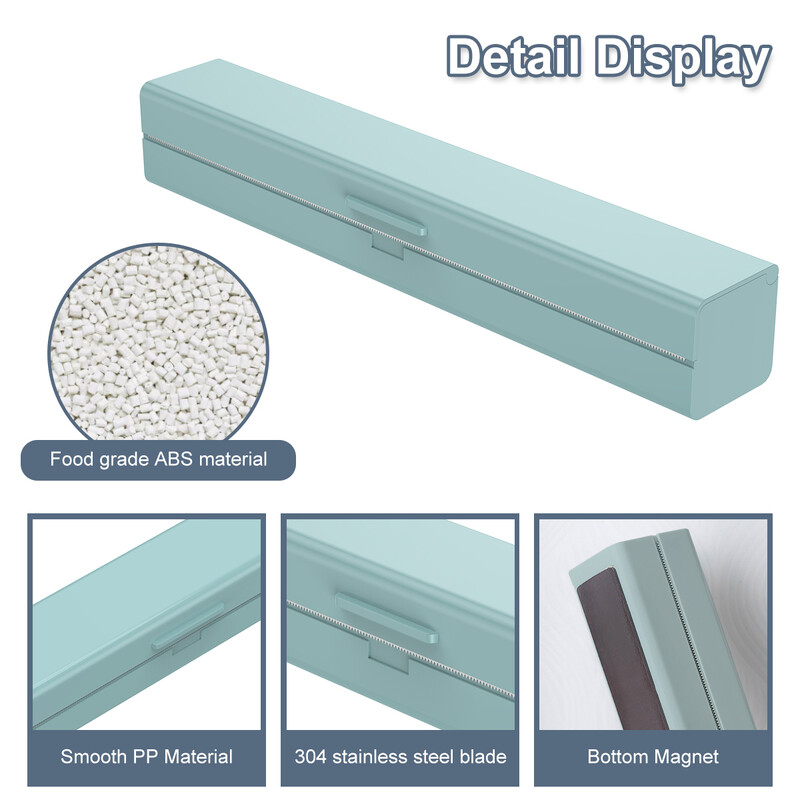 Kilelõikur Toiduplastikust klammerduva ümbrise jaoturid Korduvkasutatavad toidukvaliteediga Köök Koduhoiutarvikud Fooliumpakendi jaotur