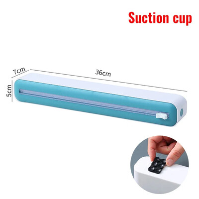 2-ühes toidukile jaotur Magnetümbris jaotur koos lõikuriga hoiukarbiga Alumiiniumfooliumist veniv kilelõikur Köögitarvikud