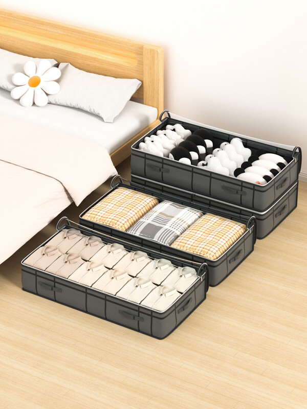 1 tk suur riiete hoiukott voodi all Kokkupandav lapitekk riiete hoiukott koerakott Magamistoa ühiselamu organiseerimiskott