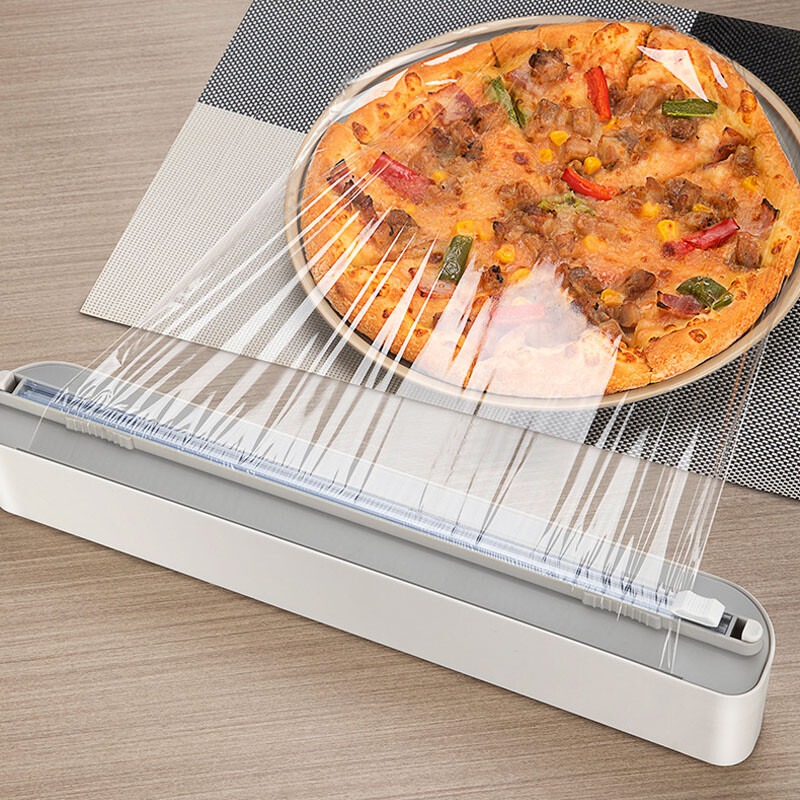 Korduvtäidetav klammerduva ümbrise jaotur koos liuglõikuriga plastpakendi jaoturiga fooliumiga klambrilõikur Koduköögi tarvikud