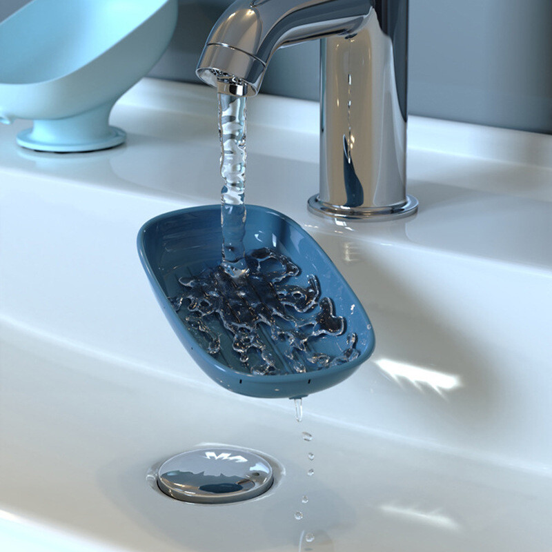 Super usisna posuda za sapun s odvodnom vodom Za kupaonicu Držač sapuna Kithcen Držač spužve Posuda za sapun Kupaonski pribor