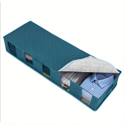 1 tk suure mahutavusega voodialune hoiukott tekk tekk riided hoiukast jagaja kokkupandav kapp organiseerija riidekonteiner