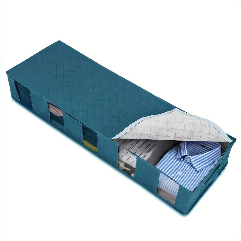1 tk suure mahutavusega voodialune hoiukott tekk tekk riided hoiukast jagaja kokkupandav kapp organiseerija riidekonteiner