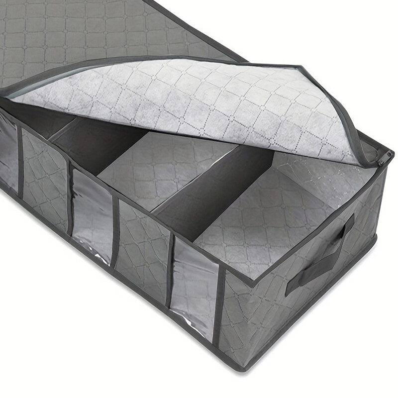 1 tk suure mahutavusega voodialune hoiukott tekk tekk riided hoiukast jagaja kokkupandav kapp organiseerija riidekonteiner