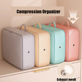 Ülimalt ruumisäästlik isesäästlik kokkusurutav abivahend tihendustekk-hoiukott Suure mahutavusega kapp-kapp-organisaatori hoiukott