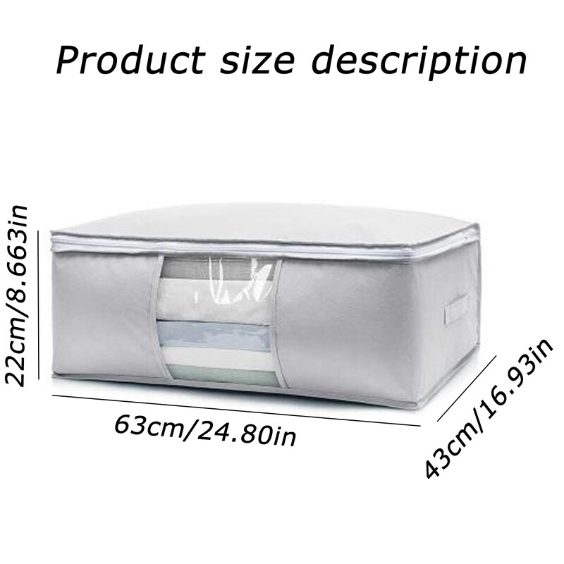 Cutie de depozitare pentru pilota Organizatoare rezistente la praf Dulap nețesut Geantă de economisire a spațiului Geantă de depozitare de capacitate mare Cutie de depozitare pentru călătorie