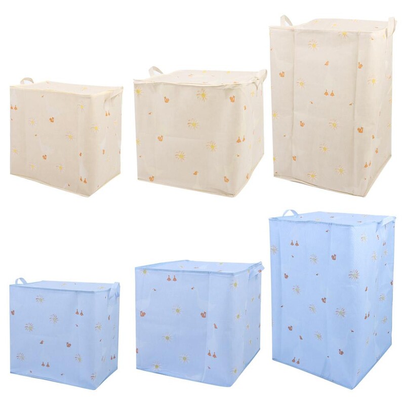 Organizator pliabil pentru dulap Containere de depozitare Cutie de depozitare pentru sortare cu mânere Geanta de depozitare pentru pilota cu margarete Coșuri de depozitare pentru haine