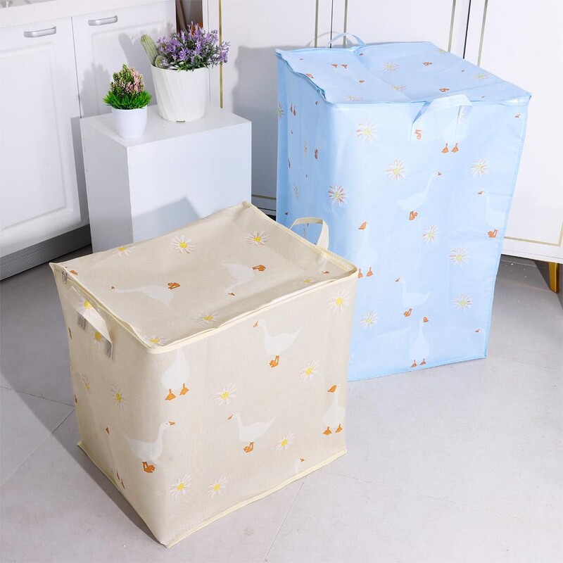 Organizator pliabil pentru dulap Containere de depozitare Cutie de depozitare pentru sortare cu mânere Geanta de depozitare pentru pilota cu margarete Coșuri de depozitare pentru haine