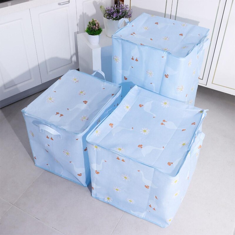 Organizator pliabil pentru dulap Containere de depozitare Cutie de depozitare pentru sortare cu mânere Geanta de depozitare pentru pilota cu margarete Coșuri de depozitare pentru haine