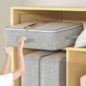 Naujas antklodės laikymo krepšys sulankstomam antklodės krepšiui Drabužių spinta Drabužių laikymo krepšys Dulkių nepraleidžiantis organizatorius Didelės talpos saugykla po lova