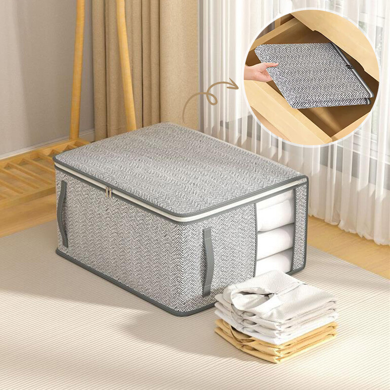 Naujas antklodės laikymo krepšys sulankstomam antklodės krepšiui Drabužių spinta Drabužių laikymo krepšys Dulkių nepraleidžiantis organizatorius Didelės talpos saugykla po lova