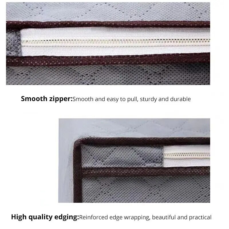 1 komplekt visuaalsete akendega Riidehoiukotid Kokkupandavad riidest hoiukotid Hoiukonteinerid magamistoa korraldamiseks