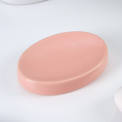 Nordic Bathroom Ceramic Soap Posh Hold Luxury Ασπρόμαυρο Ματ Στρογγυλό Κουτί Σαπουνιού Αρχική Ξενοδοχείο Ξενοδοχείο Διακόσμηση Αξεσουάρ Μπάνιου Ράφι