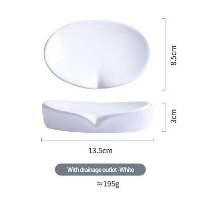 Nordic Bathroom Ceramic Soap Posh Hold Luxury Ασπρόμαυρο Ματ Στρογγυλό Κουτί Σαπουνιού Αρχική Ξενοδοχείο Ξενοδοχείο Διακόσμηση Αξεσουάρ Μπάνιου Ράφι