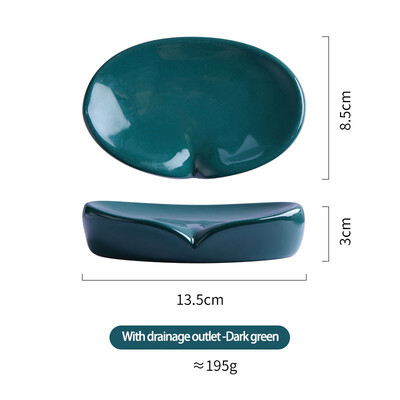 Nordic Bathroom Ceramic Soap Posh Hold Luxury Ασπρόμαυρο Ματ Στρογγυλό Κουτί Σαπουνιού Αρχική Ξενοδοχείο Ξενοδοχείο Διακόσμηση Αξεσουάρ Μπάνιου Ράφι