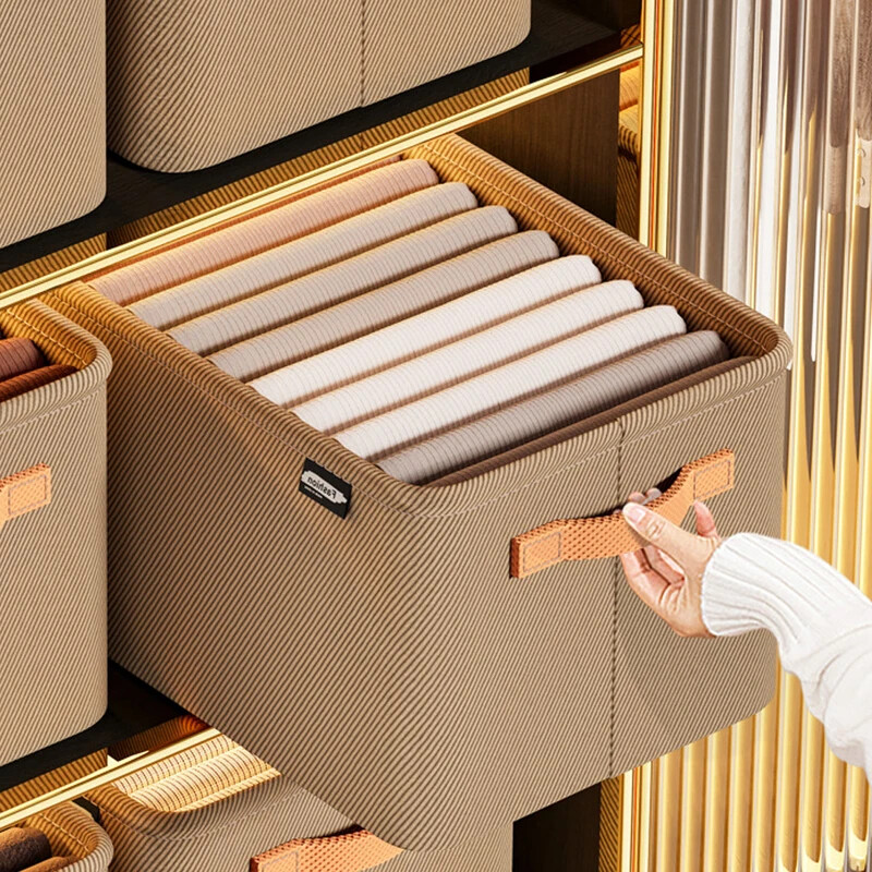 1tk Kokkupandav riiete organiseerija Riided Püksid Hoiukast Korraldaja Kapp Sahtel Riidekapp Korraldaja Mänguasjade hoiukorv