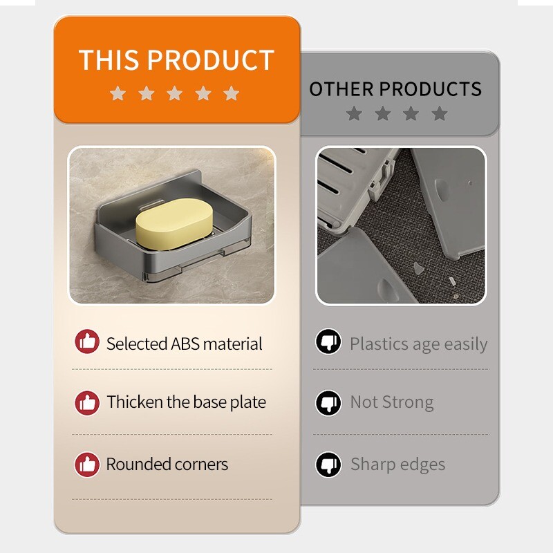 Libisemiskindel seebihoidik Vannitoa tugeva imemisega äravoolurest Seebialused Majapidamises kasutatavad imikorkid Seinale kinnitatav seebialus