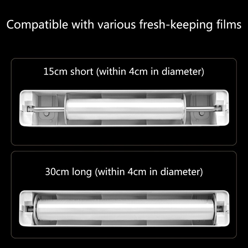 Plastikust ümbrise jaoturi pakkimine toidukilele hoiustamiskarbi hoidik puuvilja-riisi noodlite hoidmiseks