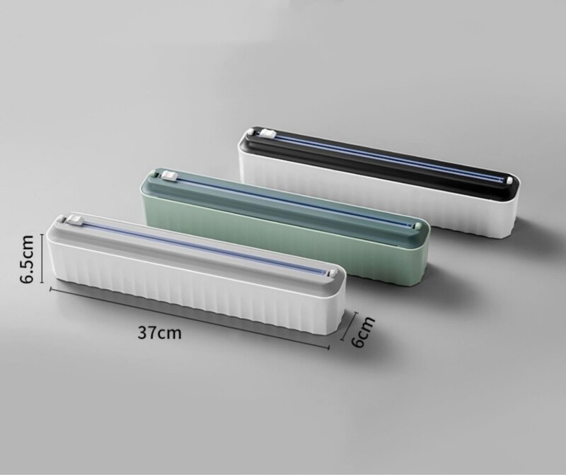 Plastikinis apvyniojimo pjaustytuvas Magnetinis šaldytuvas Virtuvė be plyšimo plastiko apvyniojimo dangtelis pjovimo dėžutės artefaktų pakabinamas laikiklis