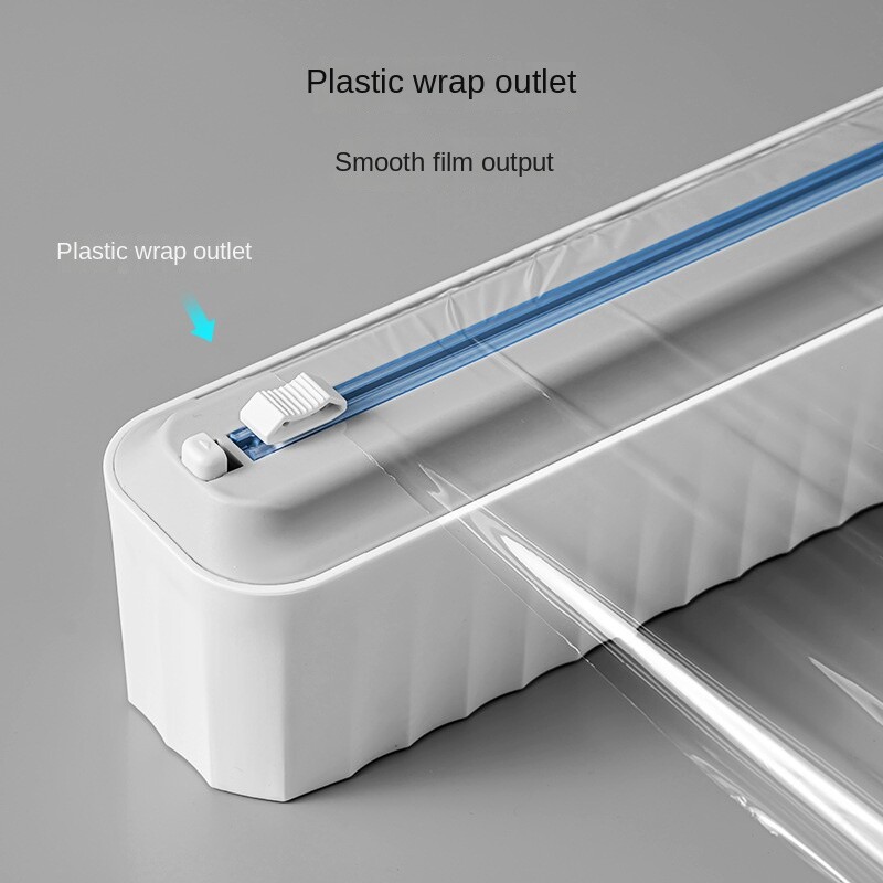 Plastikinis apvyniojimo pjaustytuvas Magnetinis šaldytuvas Virtuvė be plyšimo plastiko apvyniojimo dangtelis pjovimo dėžutės artefaktų pakabinamas laikiklis