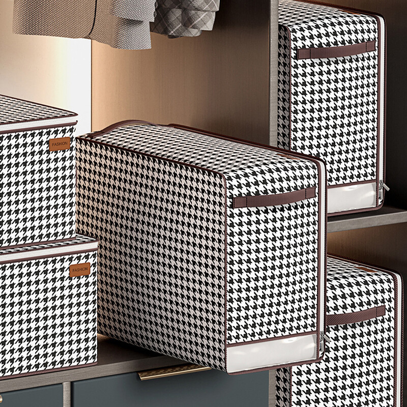 Lausriidest teki hoiukott Tekk hoiukate Kapp Tepitud kott, tekk kappides riidehoidja riidekapi jaoks