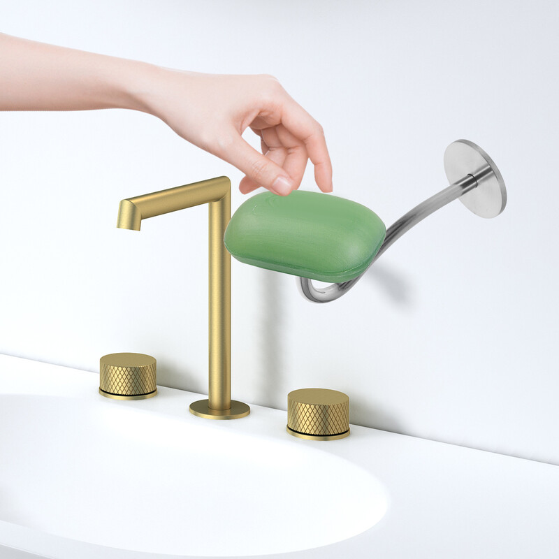 Magnetski držač za sapun od nehrđajućeg čelika Zidna posuda za sapun Dozator Zidni nastavak Stalak za sapun za kupaonicu Kuhinja