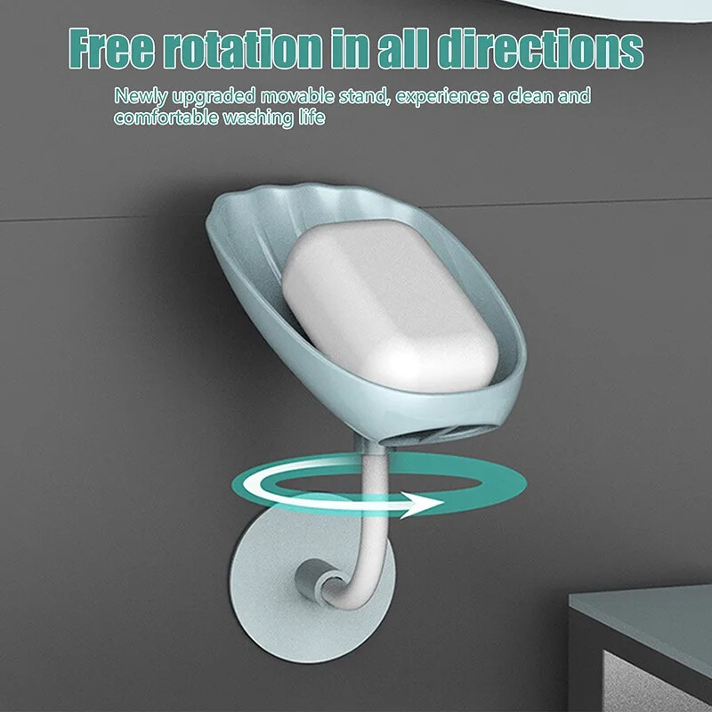 Raft de uz casnic Cutie pentru săpun în formă de frunze Scurgere toaletă Cutie pentru săpun pentru rufe Accesorii pentru baie Suport pentru săpun Accesorii pentru baie