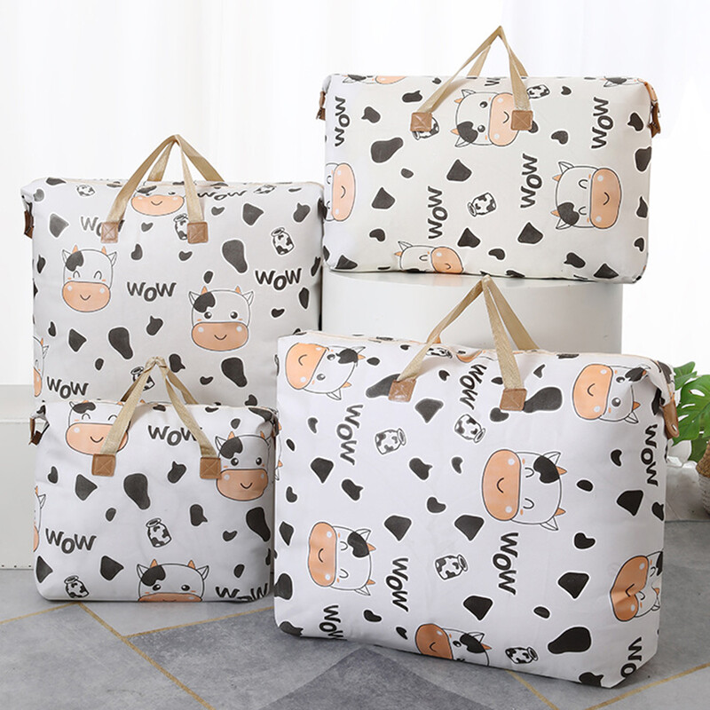 1PC Netkana debela torba za pohranu Vodootporna poplun otporna na vlagu Studenti Pakiranje za selidbu velikog kapaciteta