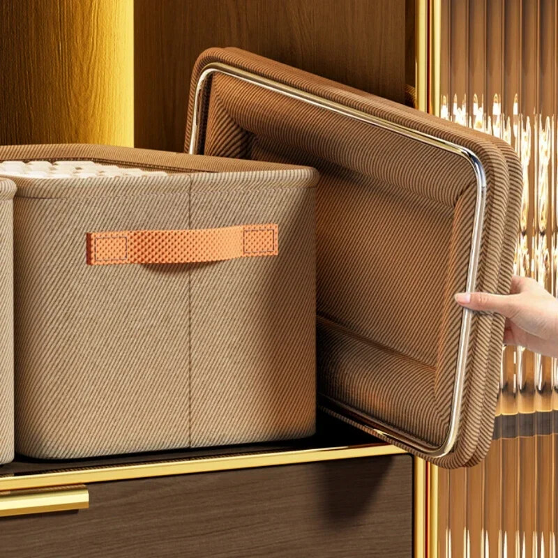 Rõivaste organiseerija Kokkupandav paks hoiukorv pükste jaoks kampsun aluspesu riided kodune riidekapp mitmesugused esemed hoiukast