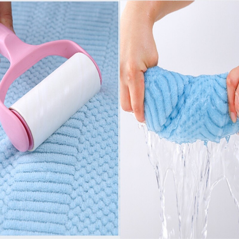 Set de prosoape de baie Waffle Prosop de baie din catifea Coral îngroșat Prosop absorbant moale extra gros Prosop de baie multiplu Articole de toaletă pentru baie