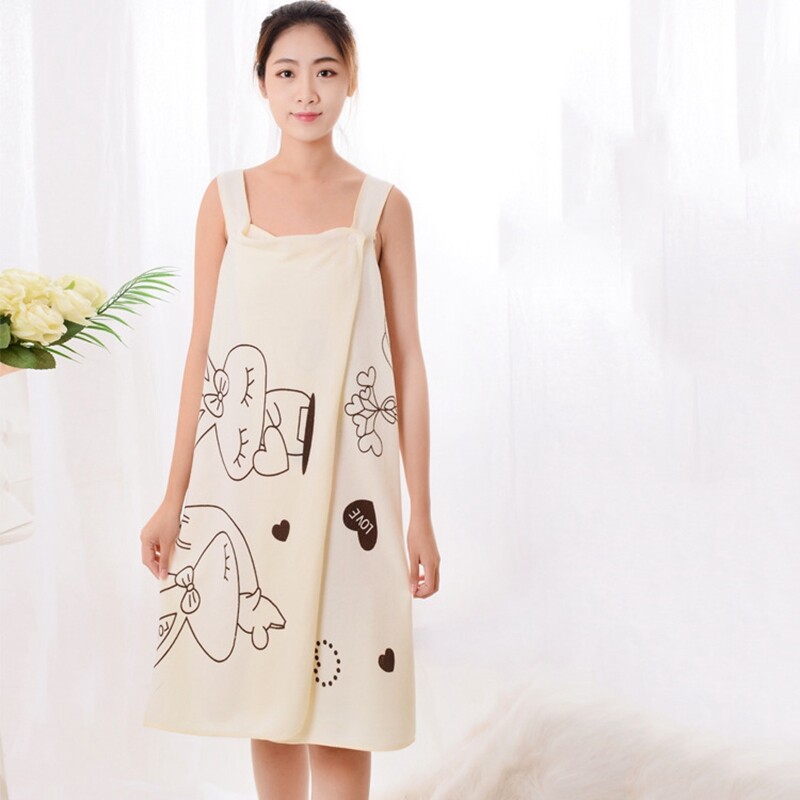 Wonderlife Moterys Greitai Dry Magic Maudymosi Rankšluosčiai SPA Chalatai Skalbiami Drabužiai Seksualūs nešiojami mikropluošto paplūdimio rankšluosčiai Vonios rankšluosčiai