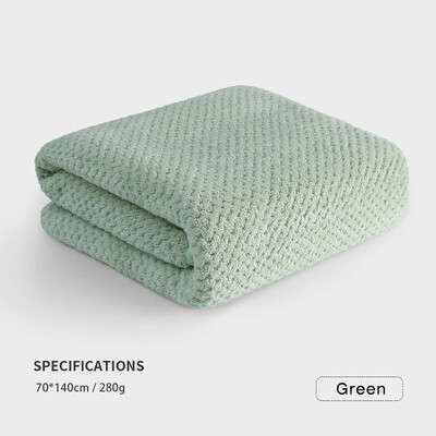 70x140cm Kvaliteetne paksem Coral samet vannilina Pehme Kiiresti imav vannirätik ülisuur kiiresti kuivav Comfortvannirätik