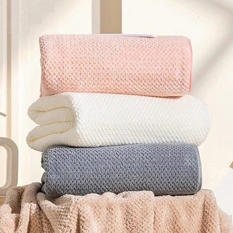 70x140cm Kvaliteetne paksem Coral samet vannilina Pehme Kiiresti imav vannirätik ülisuur kiiresti kuivav Comfortvannirätik