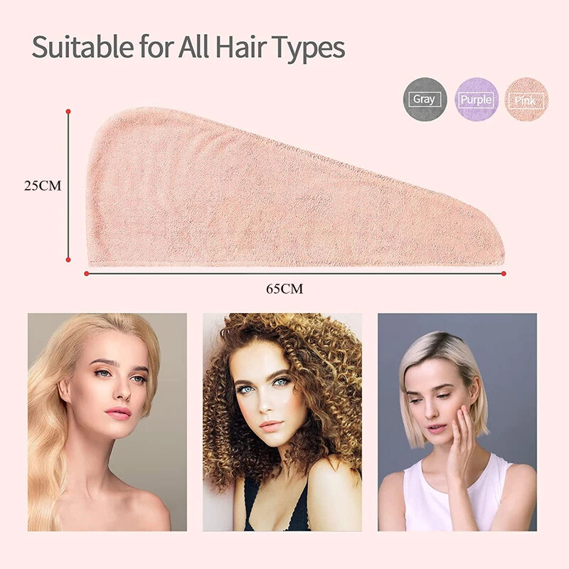 Coral Velvet juukserätik kiiresti kuivav juukserätik Super imav kiiresti kuivav rätik naistele Mikrofiibrist nööbiga juuksekuivatusmüts