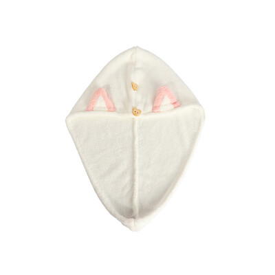 Plaukų džiovinimo rankšluosčio įvyniojimas su katės ausimi, mikropluošto plaukų rankšluostis moterims ir mergaitėms, greitai džiūstantys plaukai, vonios dušas, sausas galvos turbanas