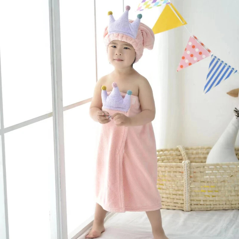 Armsad lapsed Lapsed Kiiresti Kuivatavad Juuksed Mähitud käterätikud Kuivad Juuksed Mütsid Vannimütsid Kaasaskantavad korallifliisist dušikorgid Vannitarvikud