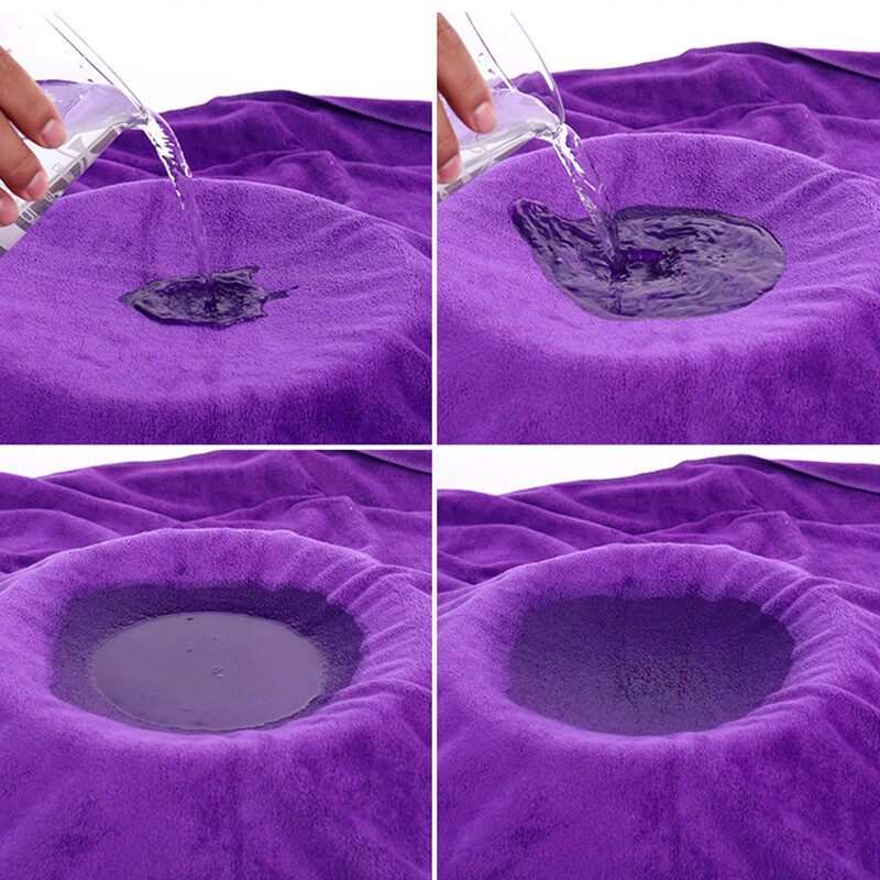 Izuzetno veliki ručnik od podebljane mikrofibre, upijajući ručnik visoke gustoće od koraljnog flisa, brzo sušeći, mekani upijajući ručnik za lice