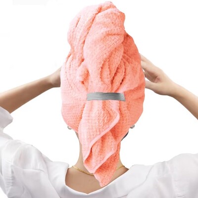 Imav juukserätik paksendatud pikk imav kaheotstarbeline vannirätik duššimüts Kiiresti kuivav pikendatud kuivadele juustele pearätt