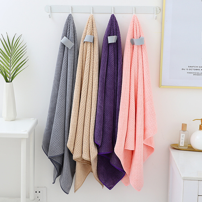 Imav juukserätik paksendatud pikk imav kaheotstarbeline vannirätik duššimüts Kiiresti kuivav pikendatud kuivadele juustele pearätt